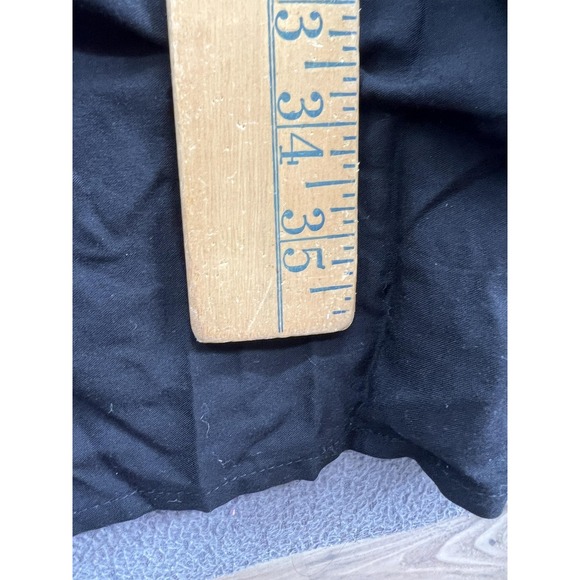 MEROKEETY Dress Womens Small Black Square Neck Long Sleeve Smocked Tiered Maxi - Picture 8 of 14